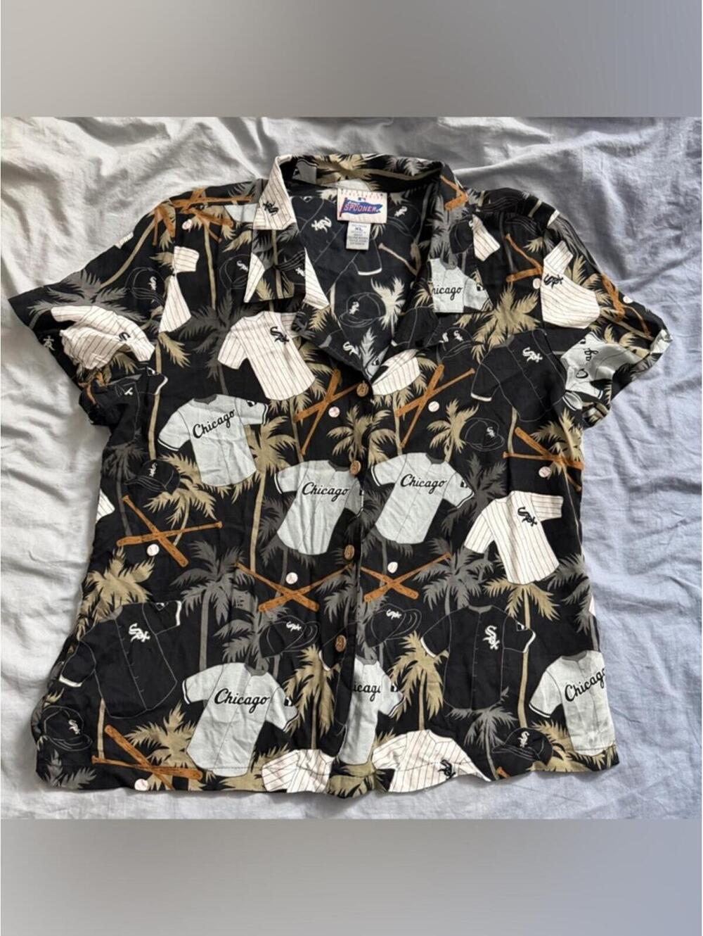 Reyn Spooner Chicago White Sox MLB Hawaiian Aloha Shirt Youth XL Adult S